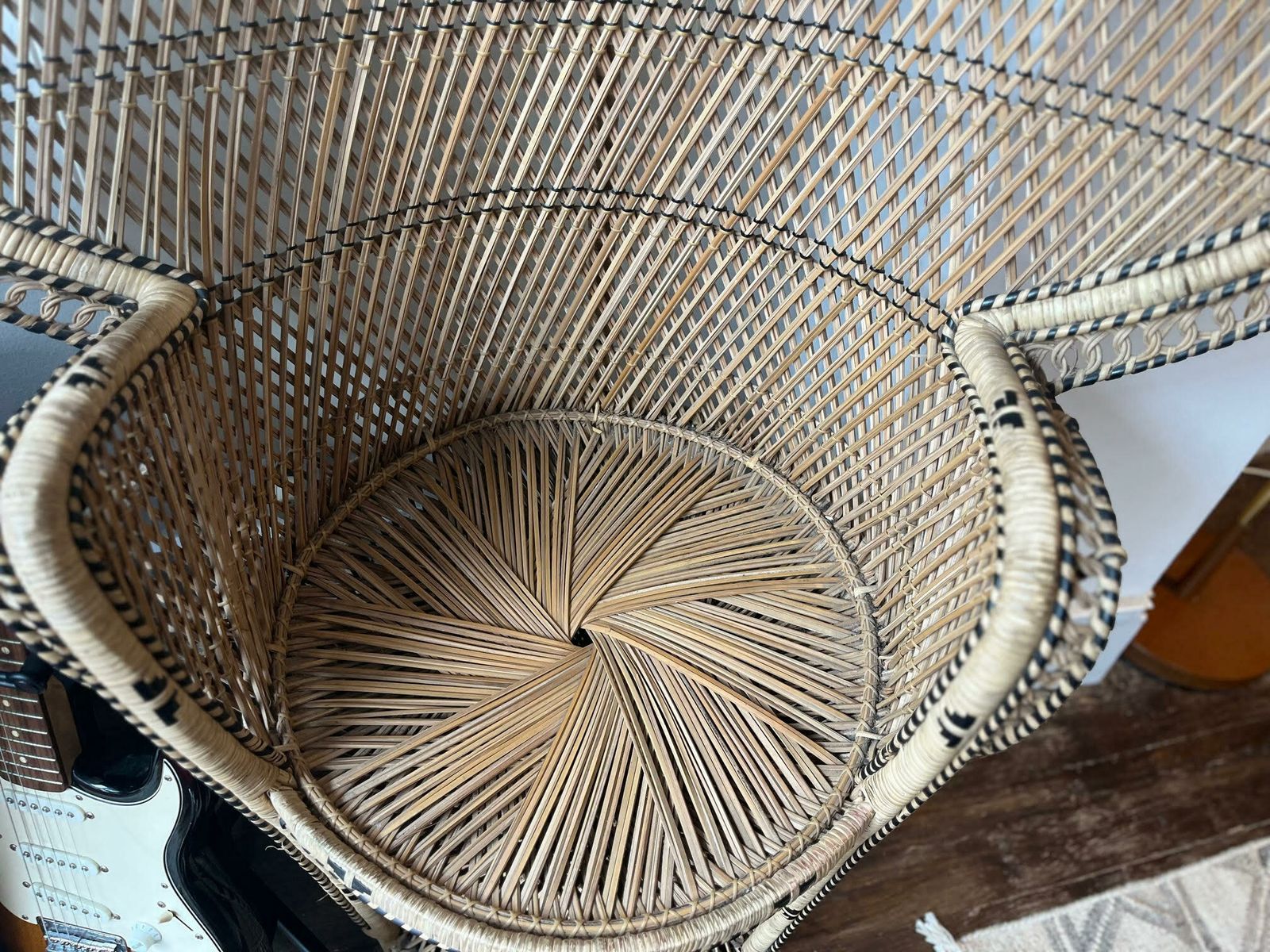 Pristine Peacock Wicker Armchairs photo vinterior