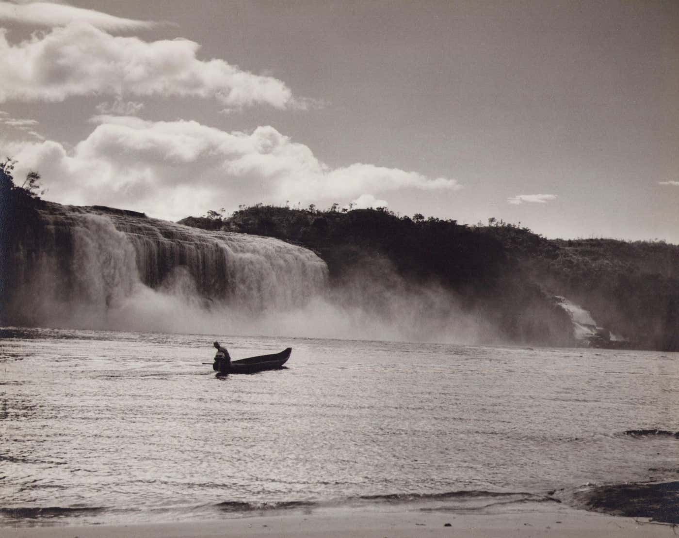 Hanna Seidel Venezuela, Waterfalls, Black And White Photography, 1960s