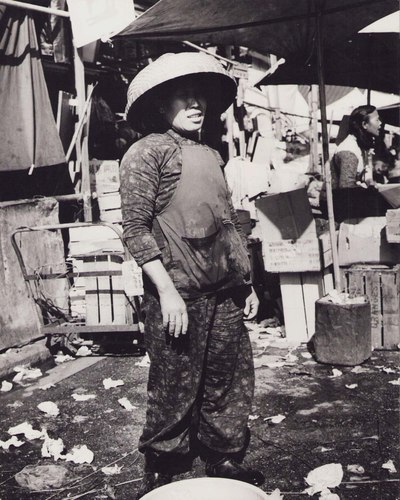 Hanna Seidel Hong Kong, Man, Collector, Black And White Photography, 1960s
