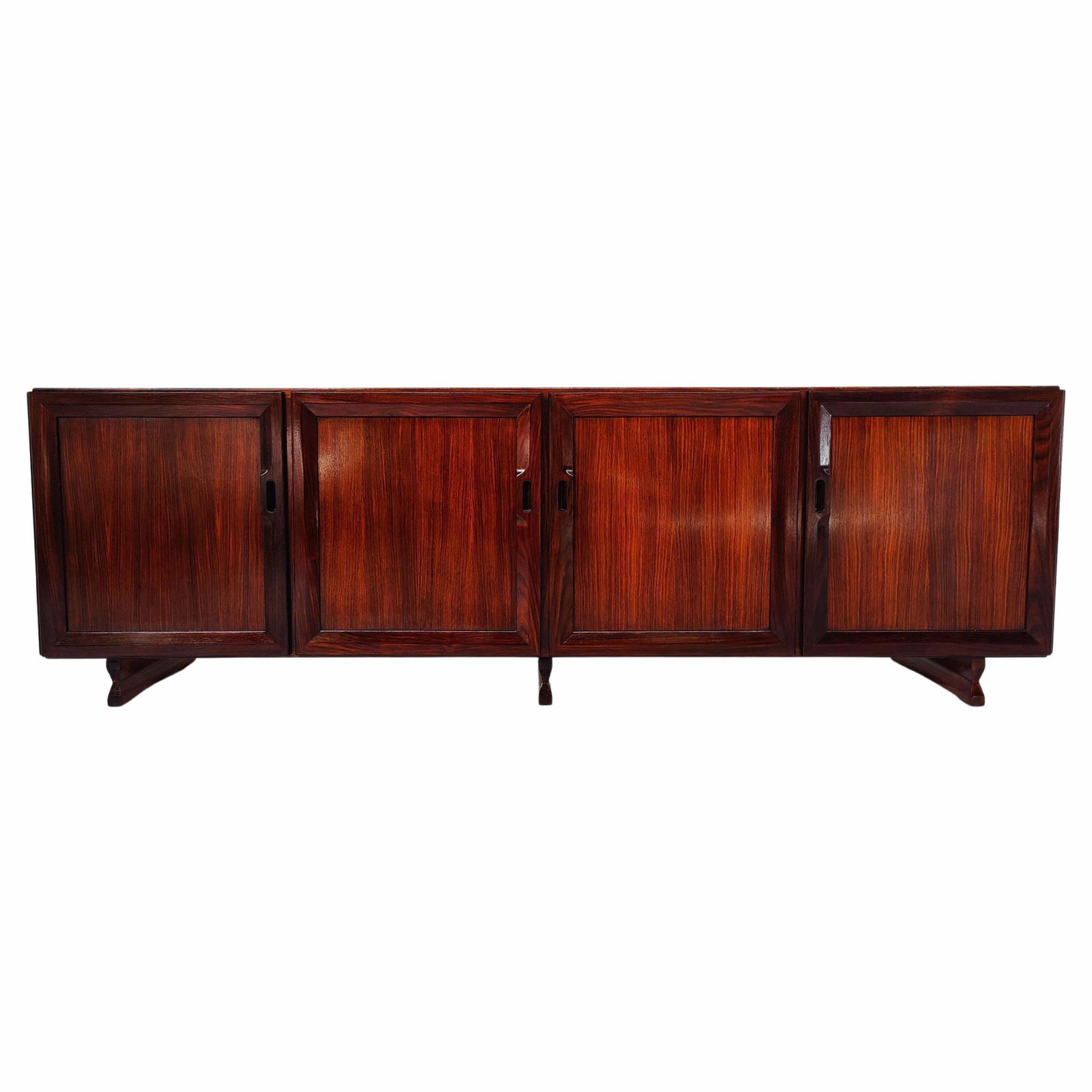 Mid Century Modern Sideboard Mb15 By Fanco Albini For Poggi, Italy, 1950s