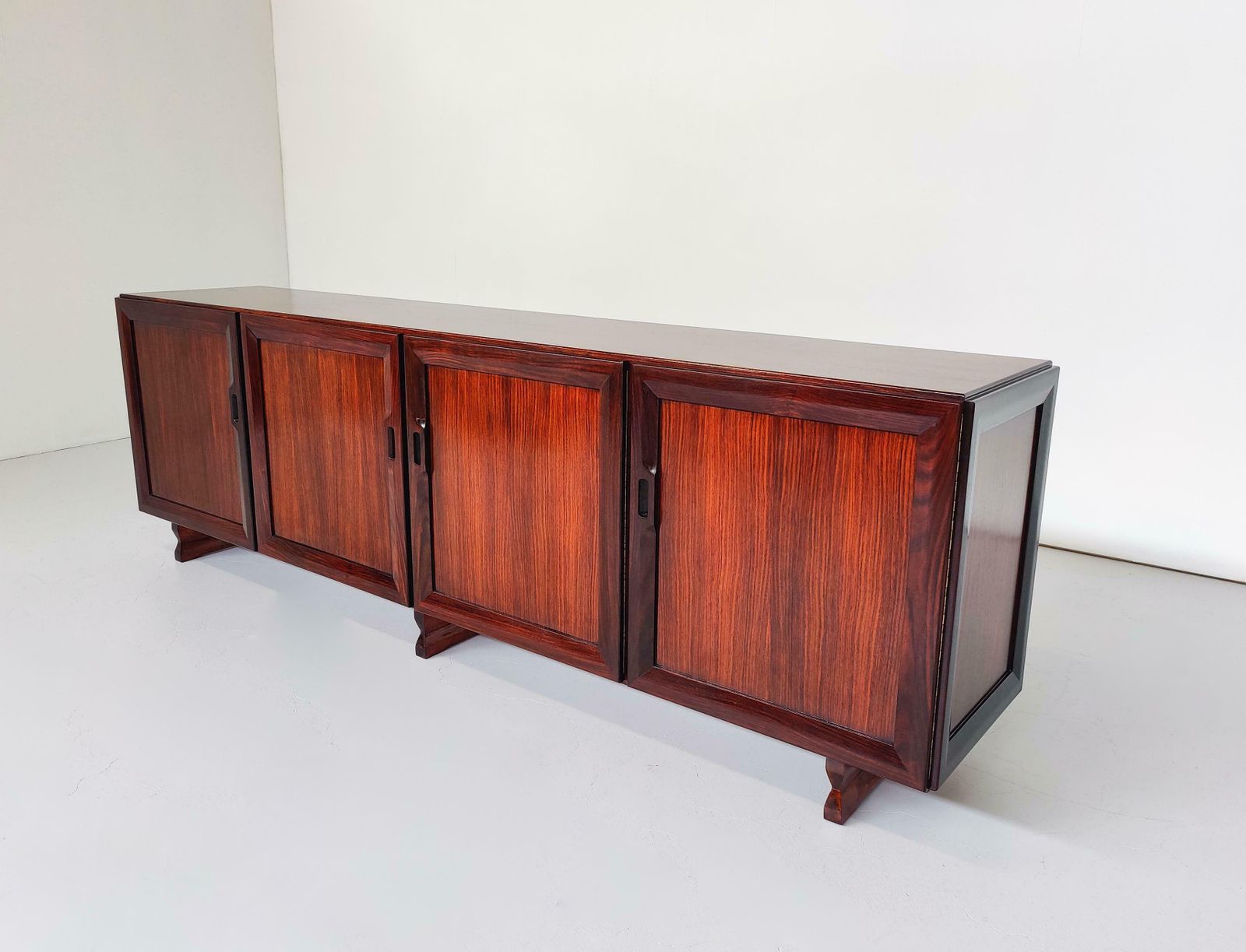Mid Century Modern Sideboard Mb15 By Fanco Albini For Poggi, Italy, 1950s photo for sale