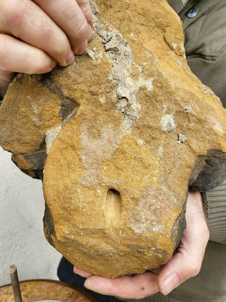 1250.0 Stone Head Sculpture, United Kingdom, Xviith Century photo