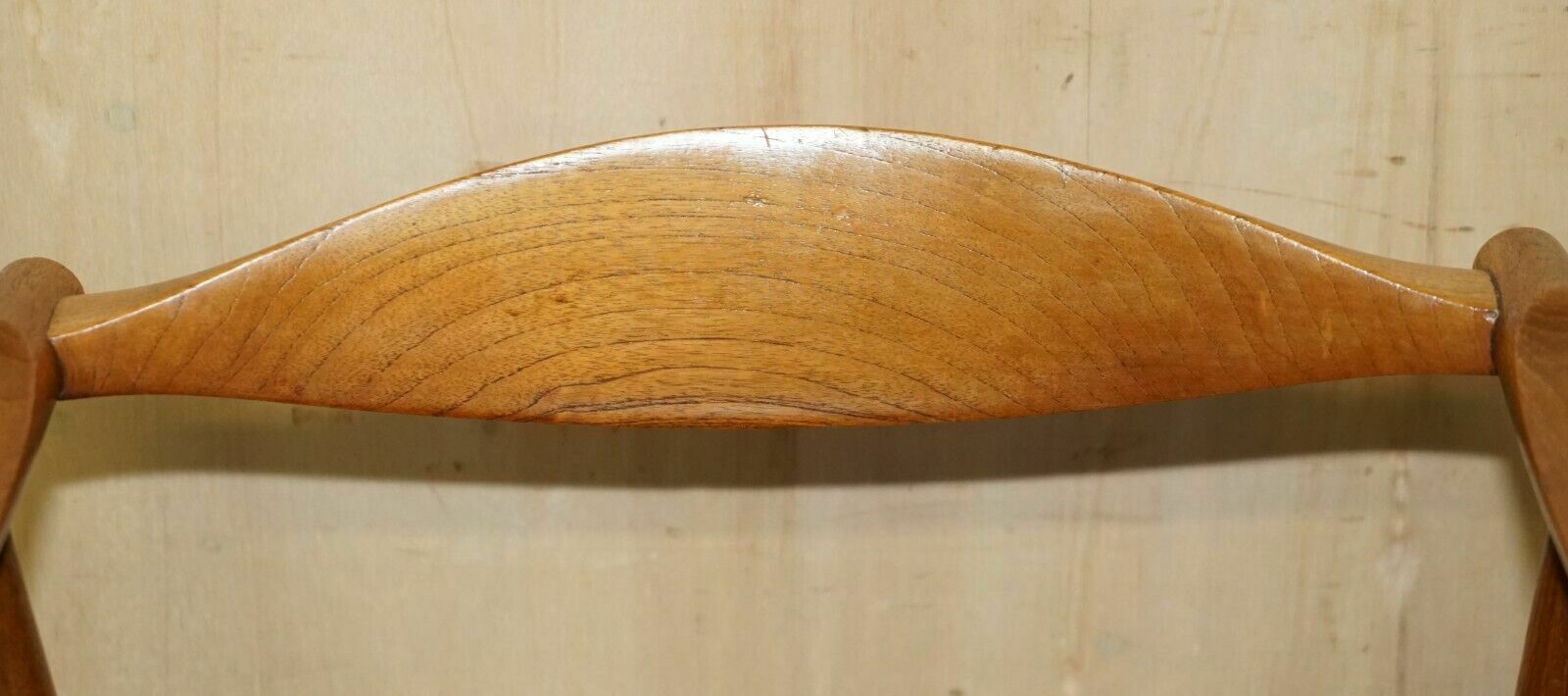 Fully Restored & Stamped 1960's Hans J Wegner Ch 35 Brown Leather Armchair photo buy
