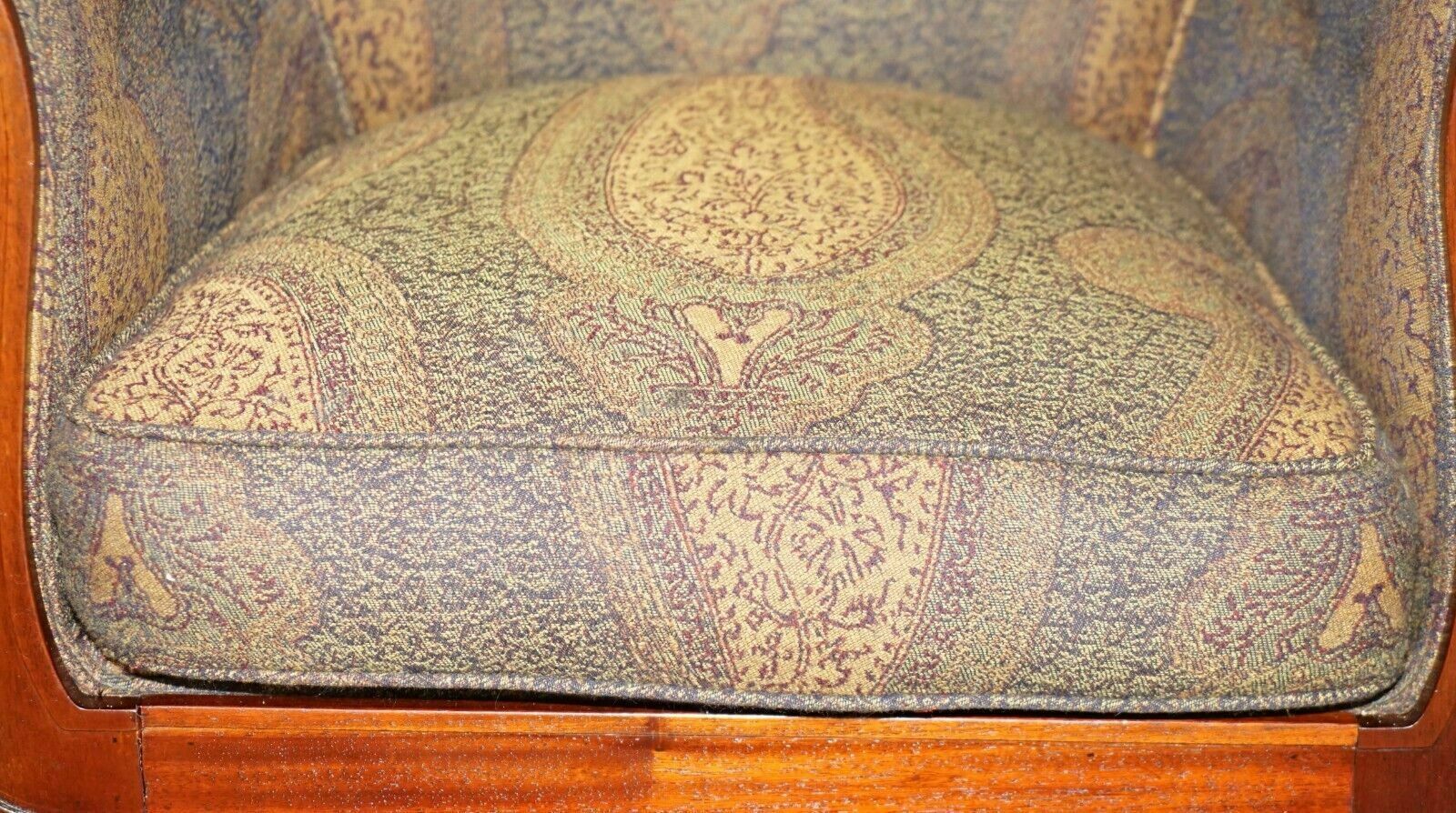 7950.0 Pair Of George Smith William IV Library Armchairs Unique Upholstery photo