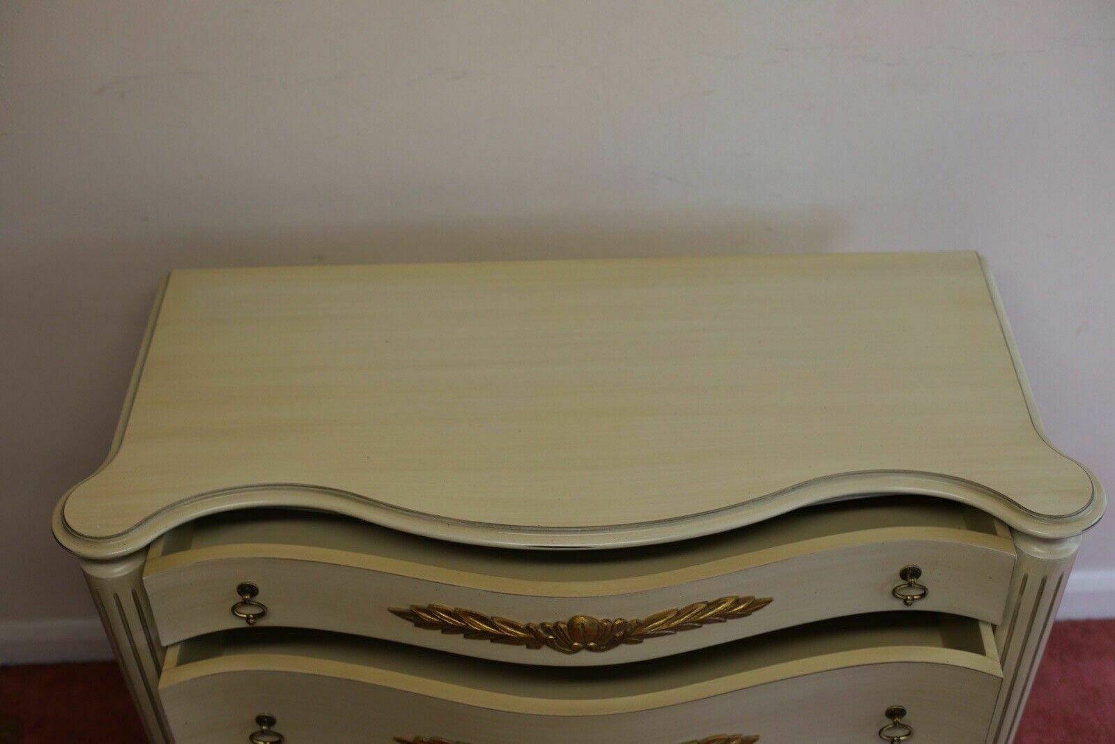 photo for sale Lovelly Painted Chest Of 4 Drawers French Style