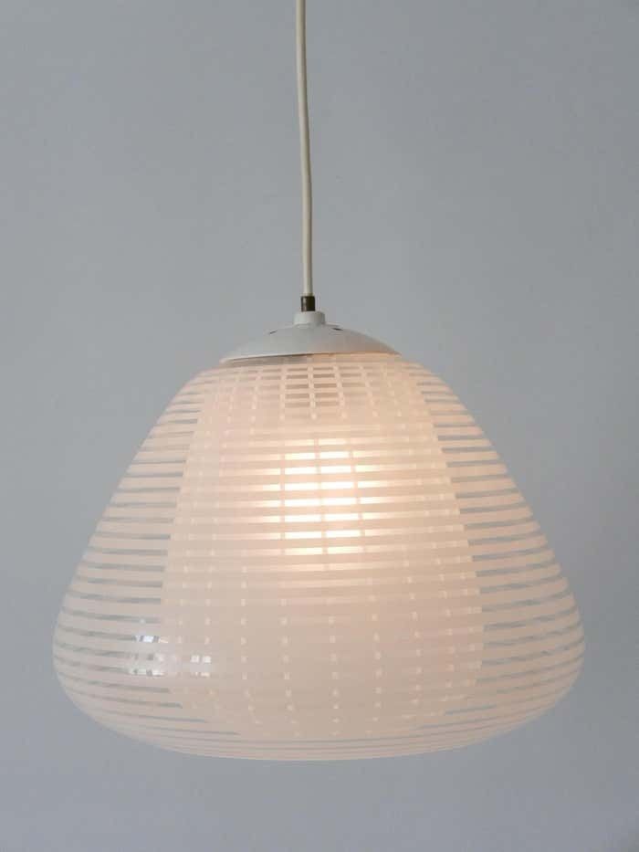 photo for sale Rare Mid Century Pendant Lamp "München" By Wilhelm Wagenfeld For Peill & Putzler