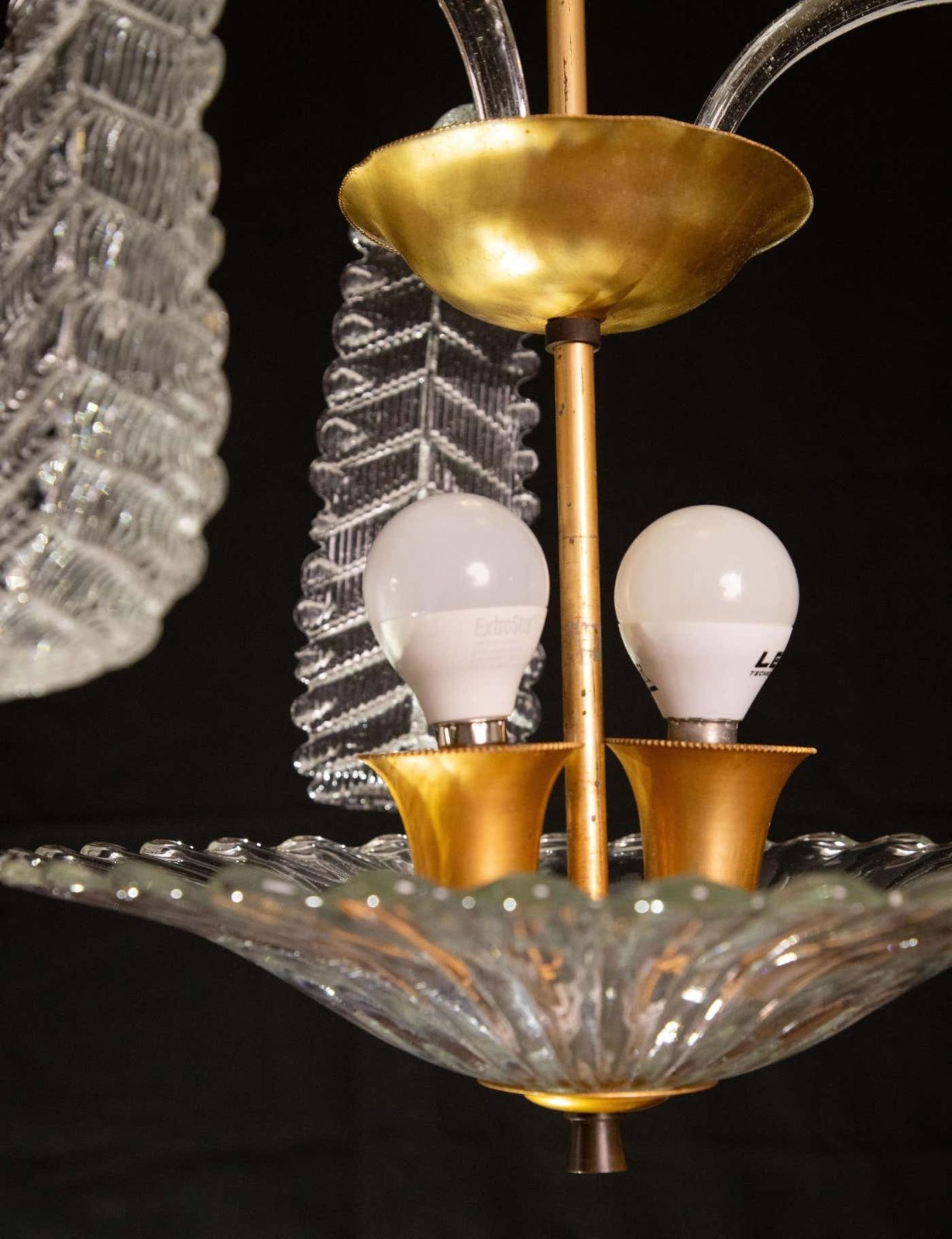 Vintage Liberty Pendant Light By Barovier & Toso, 1950 photo vintage