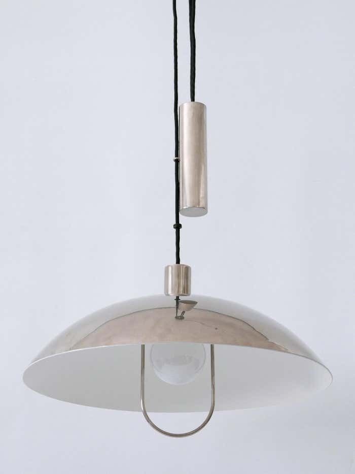 photo buy Early Tecnolumen Pendant Lamp 'Bauhaus Hmb 25/500' By Marianne Brandt 1980s
