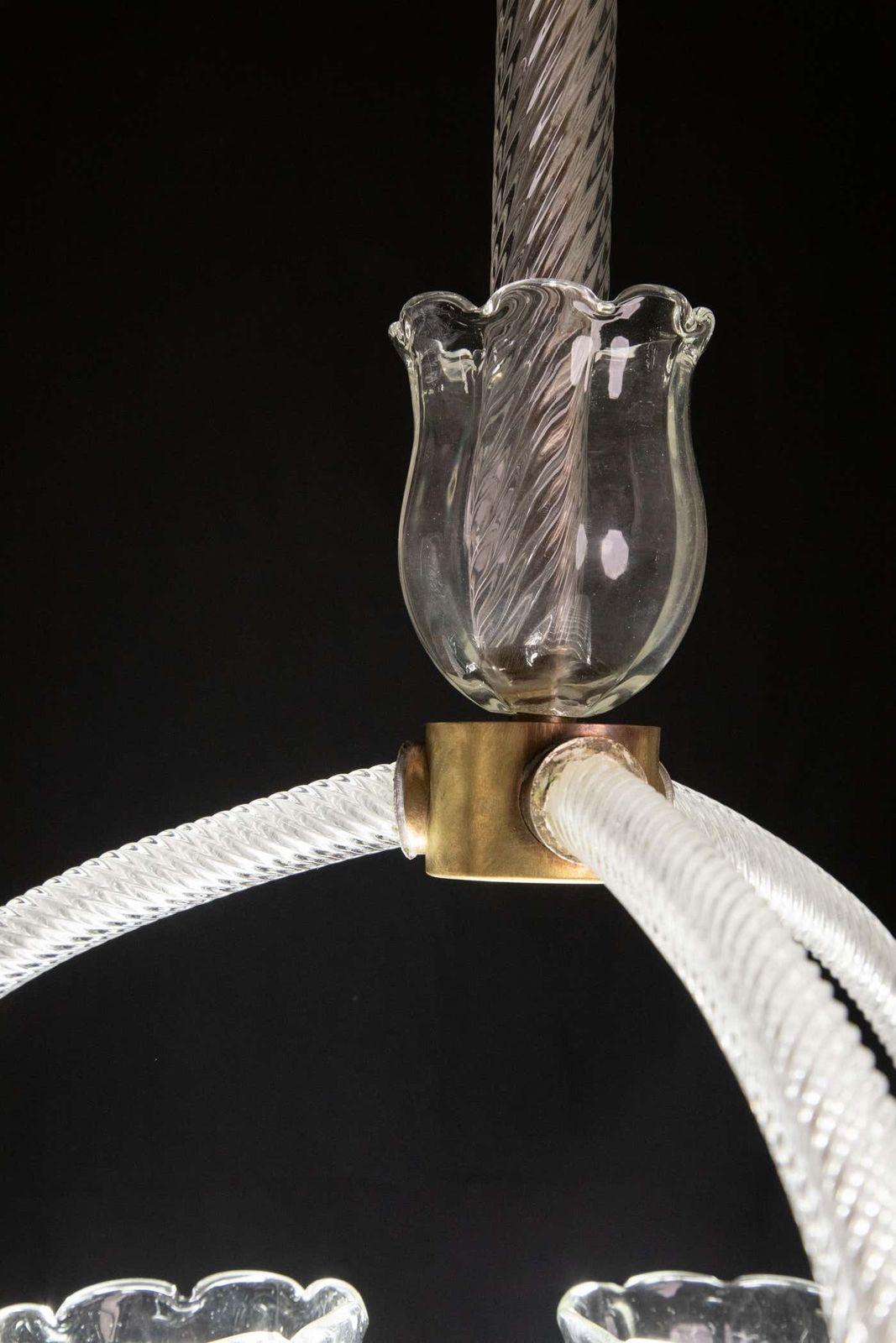 Elegant Ercole Barovier Art Deco Chandelier, 1940s photo buy