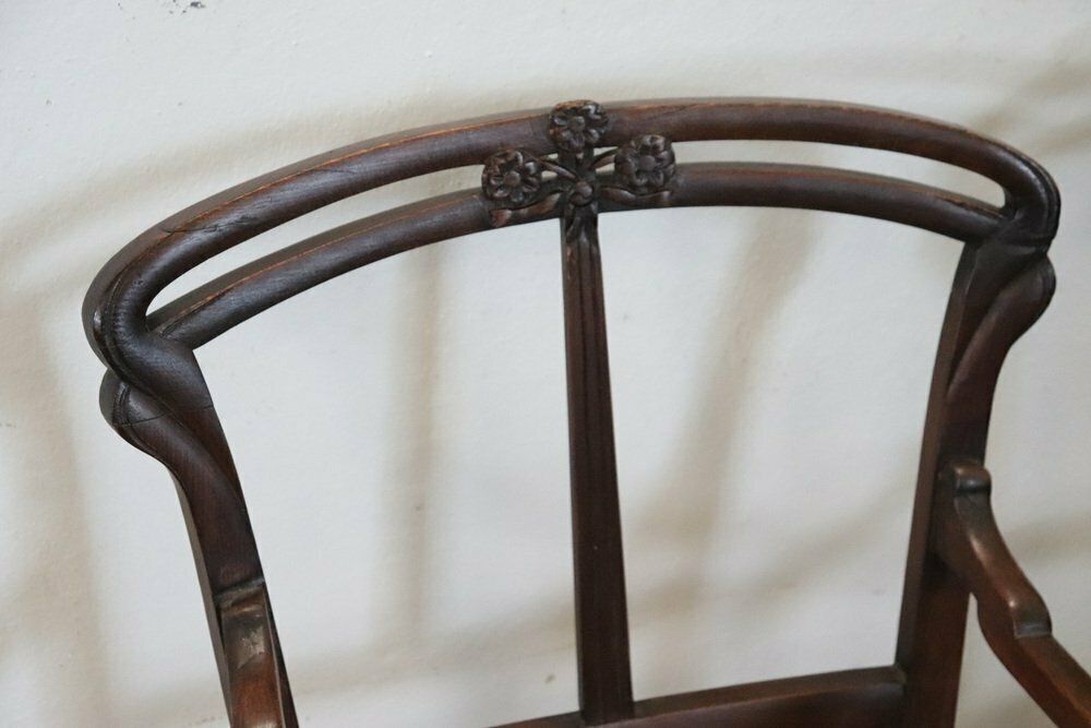Early 20th Century Art Nouveau Living Room Set, Set Of 5 photo furniture