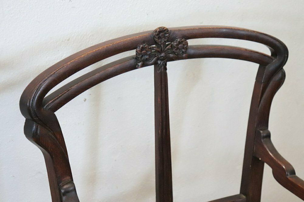 Early 20th Century Art Nouveau Living Room Set, Set Of 5 photo vintage
