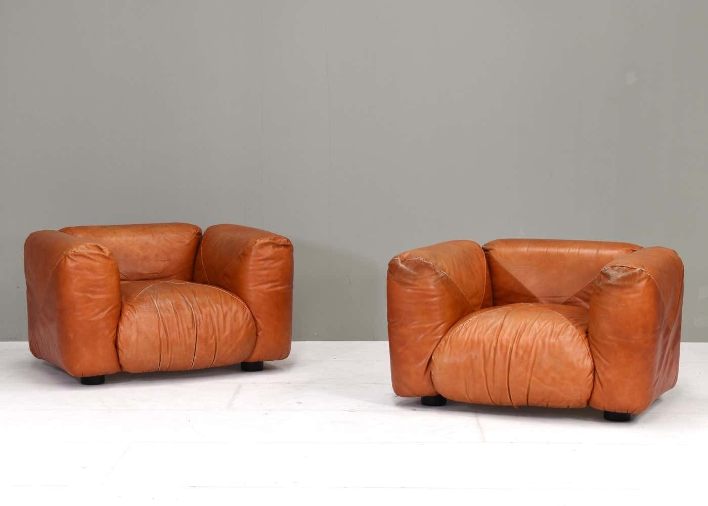 Mario Marenco Lounge Armchairs Model Marius&Marius By Arflex, Italy – Circa 1970 photo buy