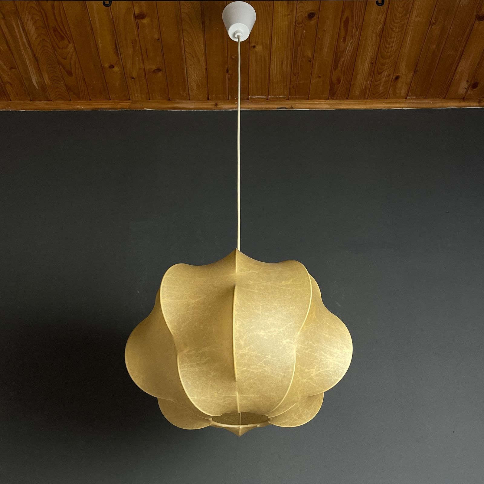 Lighting Nuvola Cocoon Chandelier By Tobia Scarpa For Flos, Italy 1962 Iconic Italian Mid Century Modern photo