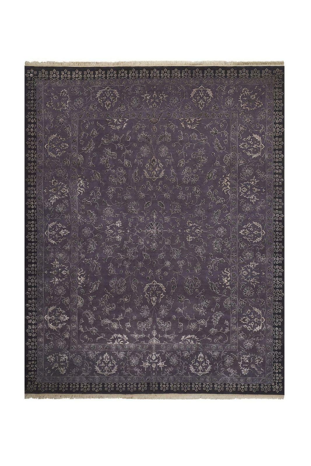 Nain Oriental Style Rug In Fine Silk photo Textiles