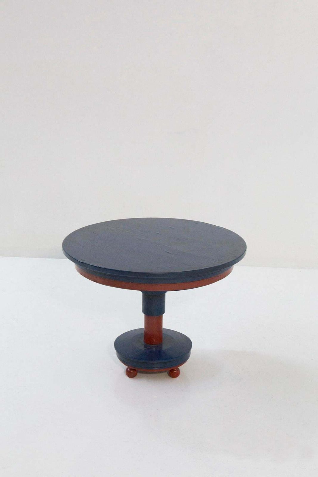 Fillìa Luigi Colombo Italian Coffee Table Blue And Red Futurist Attr. photo 4241.0