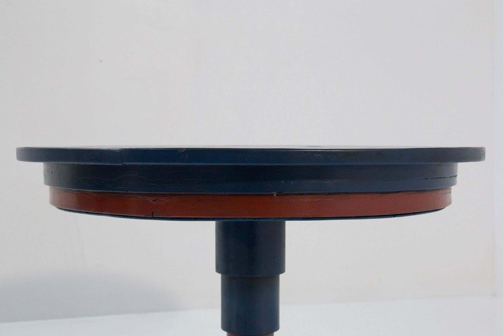 Fillìa Luigi Colombo Italian Coffee Table Blue And Red Futurist Attr. photo vintage