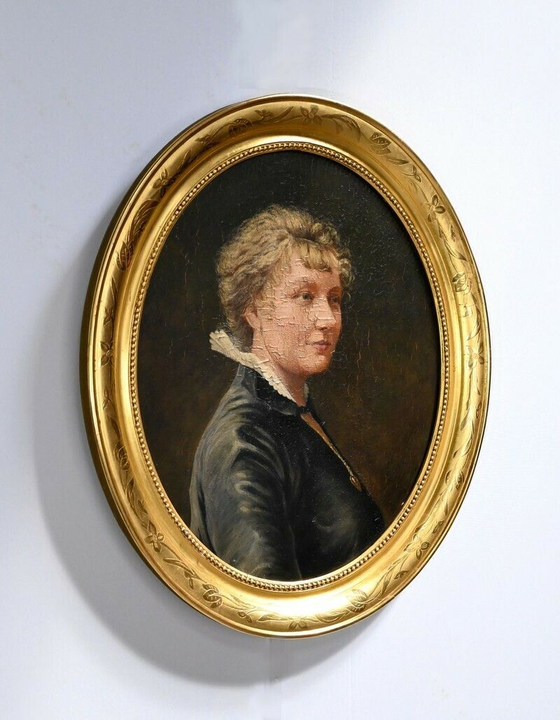 Important Oil Painting, 19th Century School – Mid 19th Century photo for sale