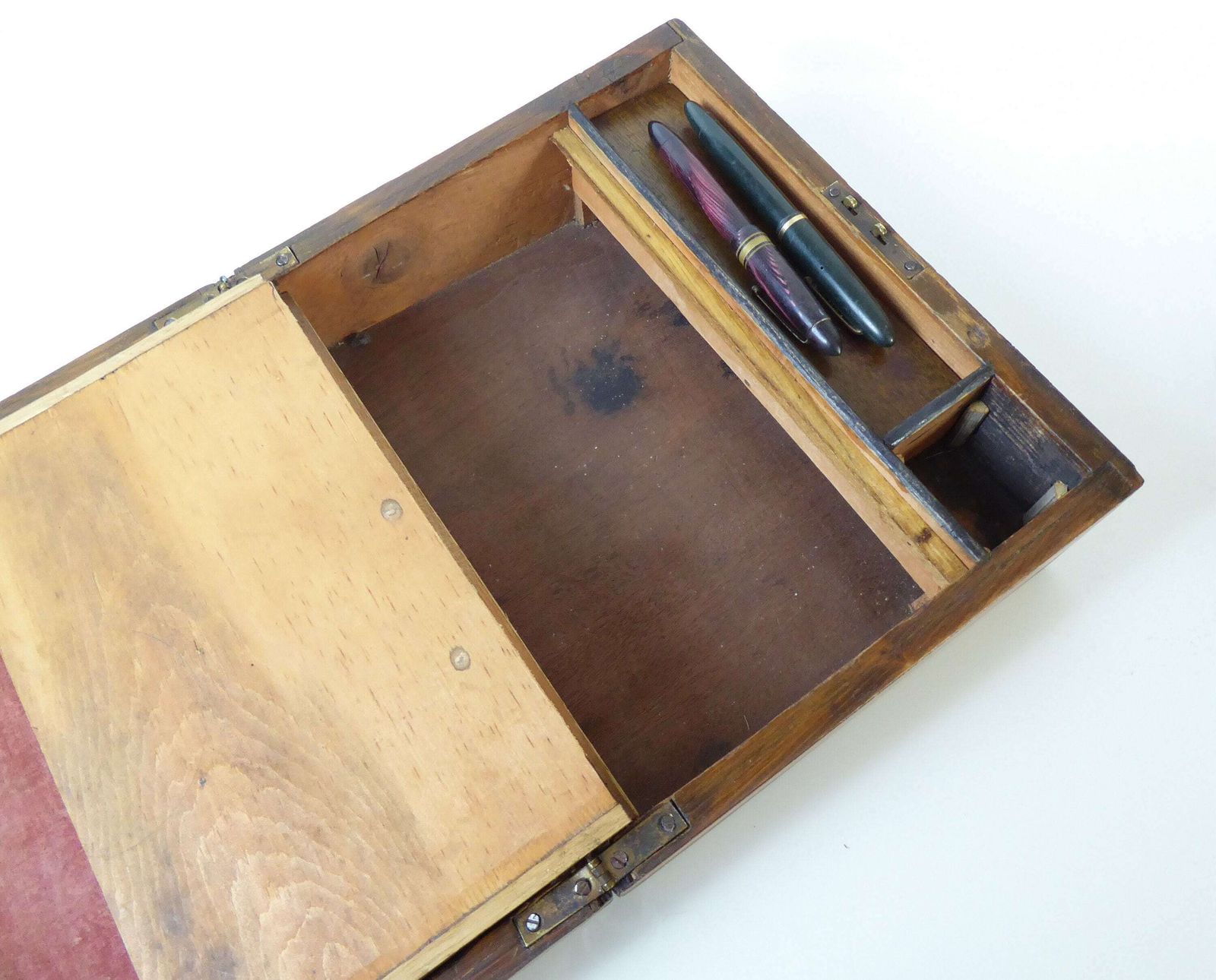 Antique Oak Writing Slope | Stationery Cabinet photo buy