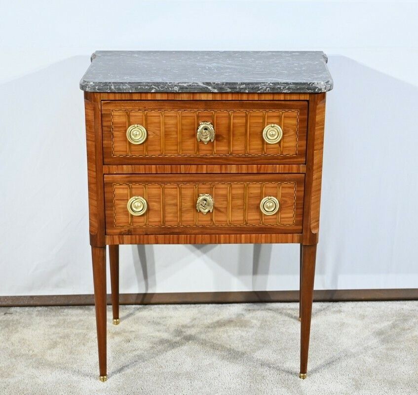 Small Chest Of Drawers In Mahogany And Rosewood, Louis XVI – 18th Century photo furniture