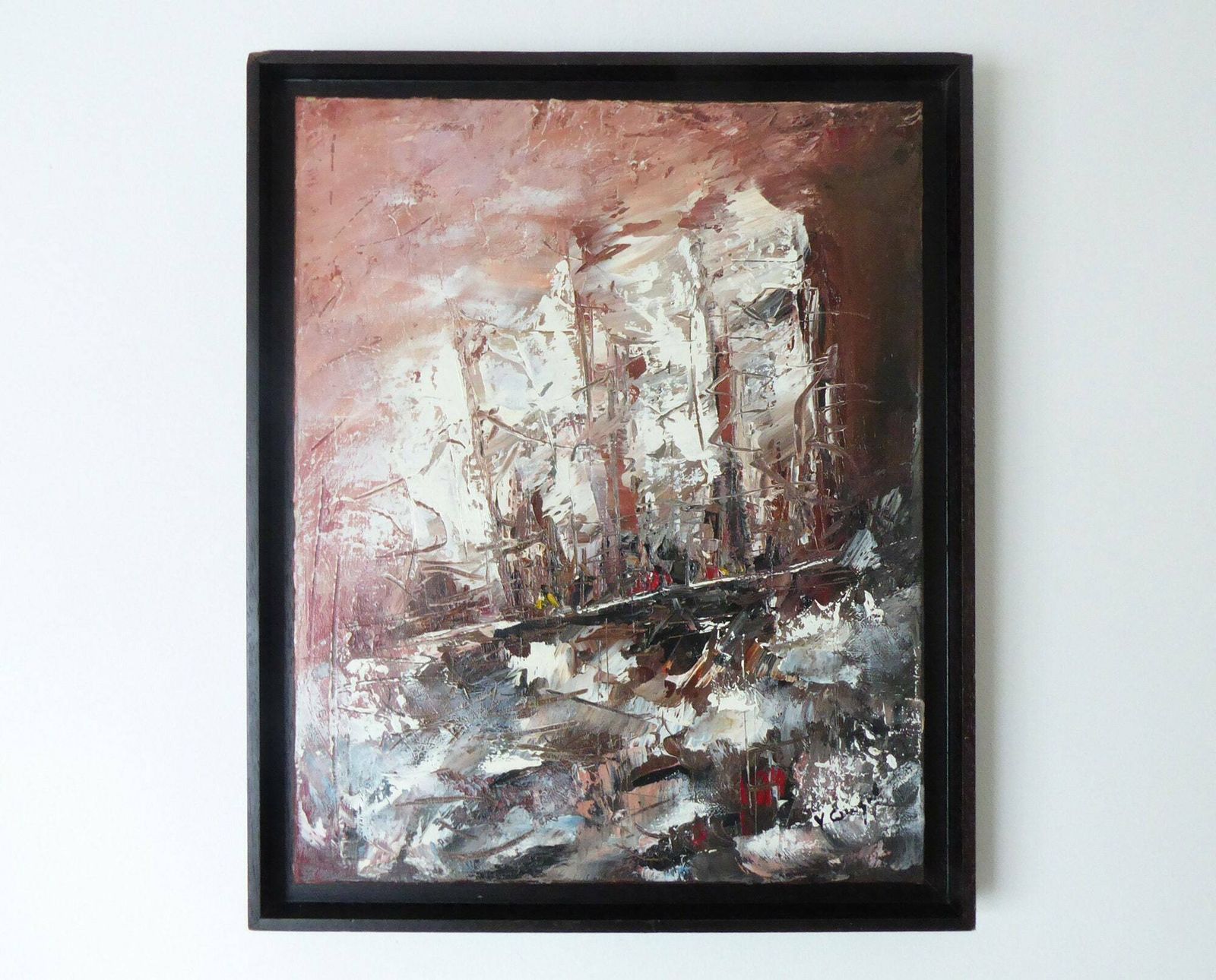 Maritime Oil Painting | Original Signed French Art