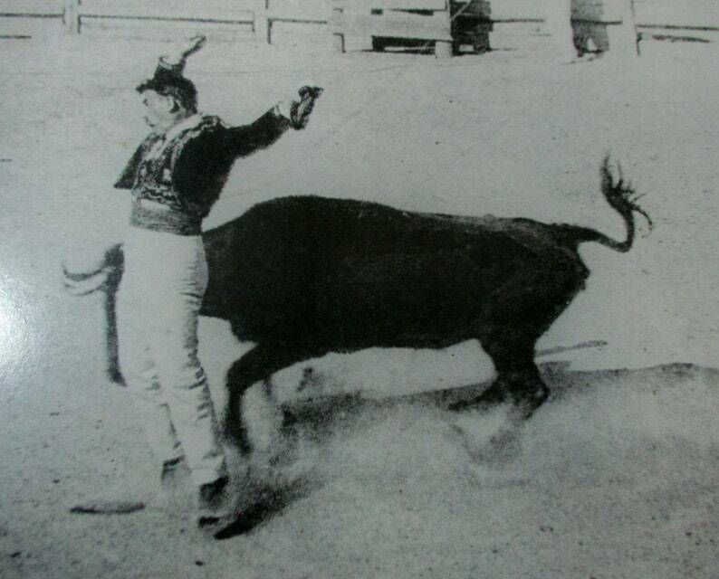 Antique Photographs French Bullfighting Photographs   Course Landaise   French Culture   Bull Fighting Poster   Large Mounted Photos photo Art