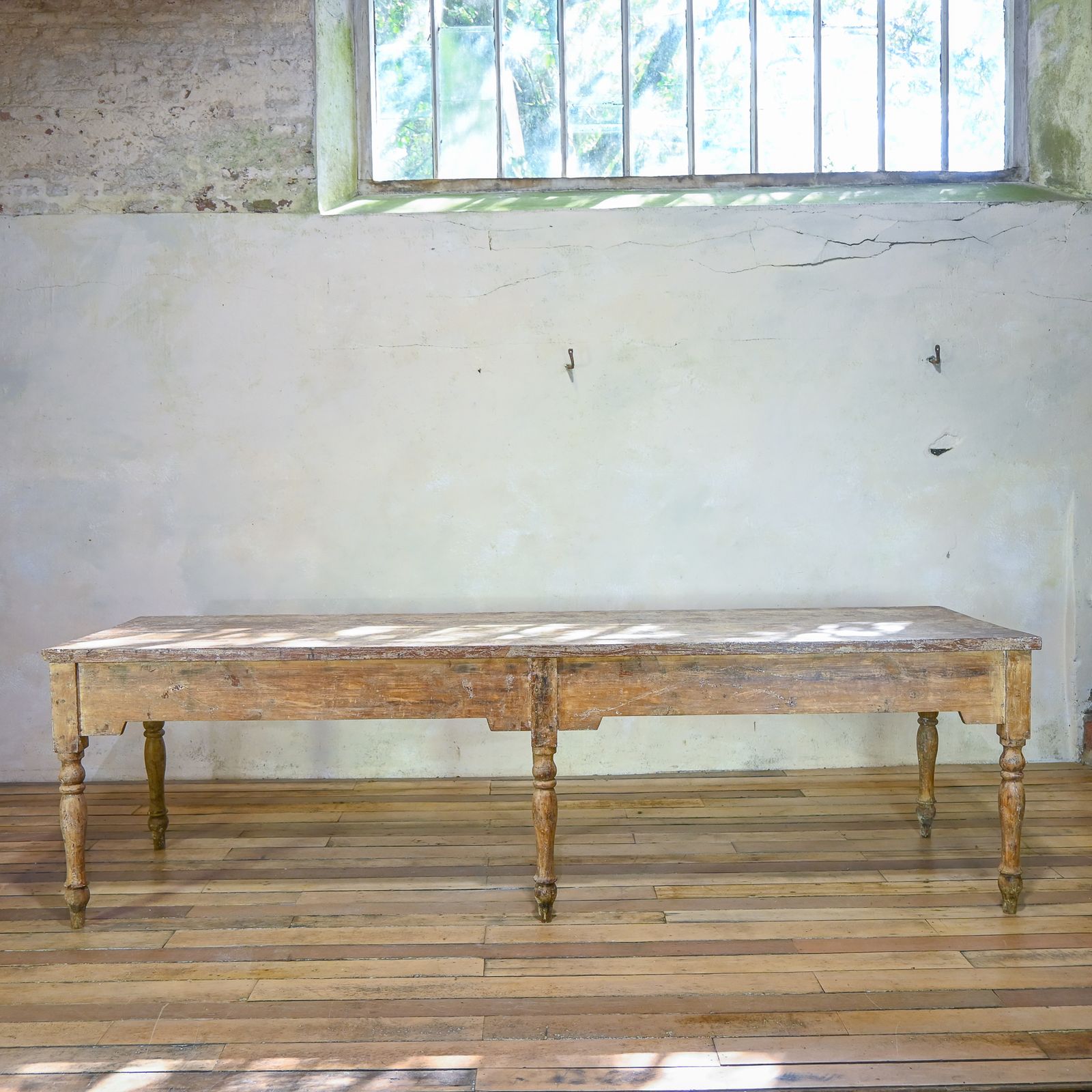 Reserved A Large 18th Century French Painted Farmhouse Dining Table photo 9300.0