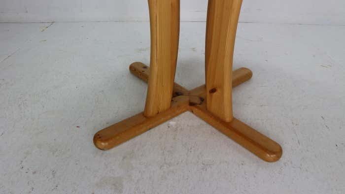750.0 Rainer Daumiller Style Round Solid Pinewood Dinning Table 1970''S Denmark photo