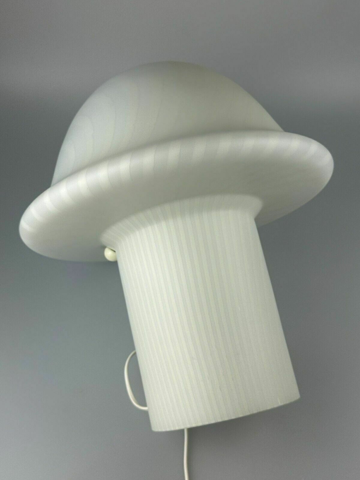 photo vintage Xl 60s 70s Peill & Putzler Germany Table Lamp Mushroom Glass Space Age