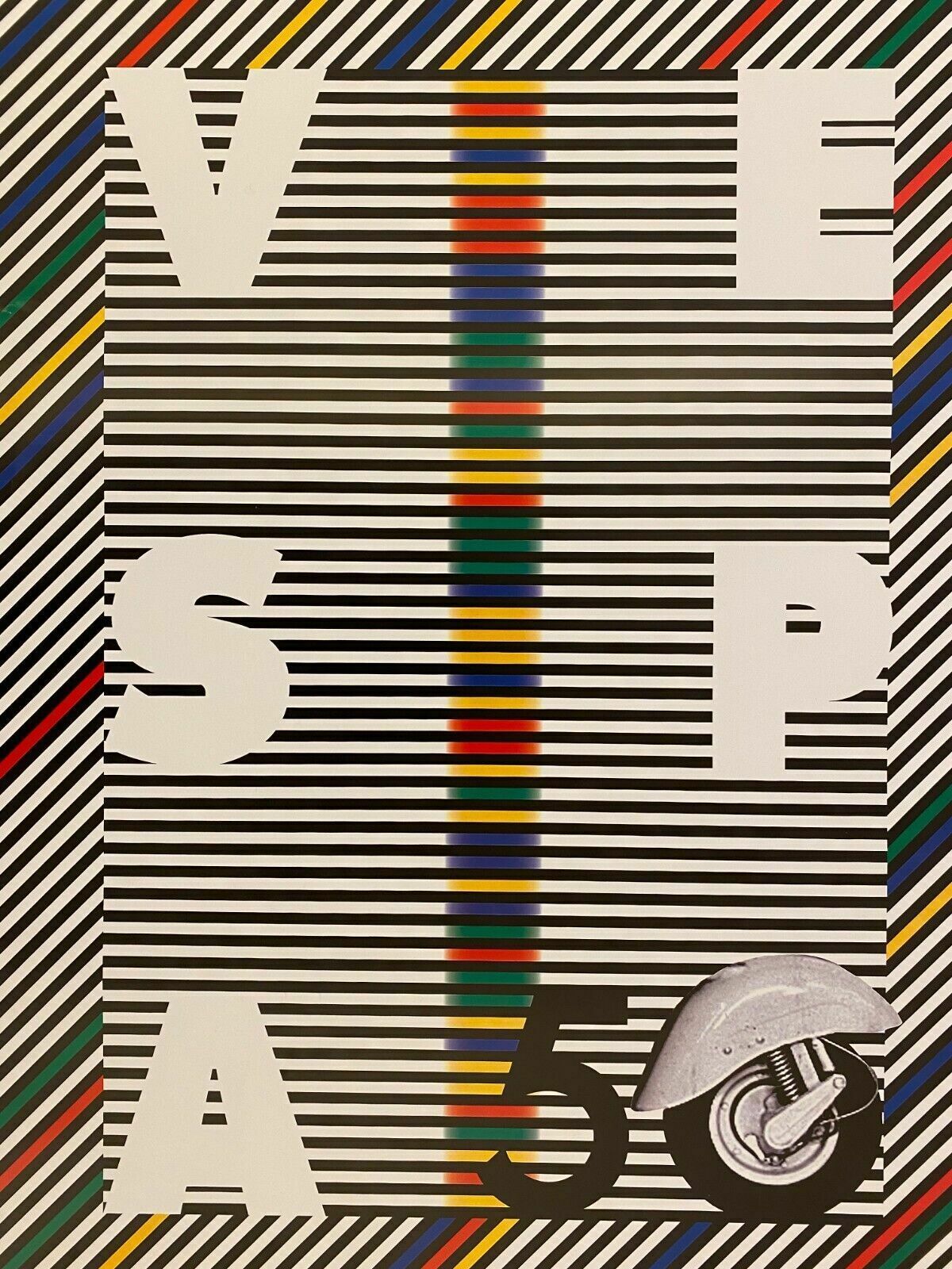 photo furniture Milton Glaser, 1996   50 Years Of Vespa   Original Advertising Poster