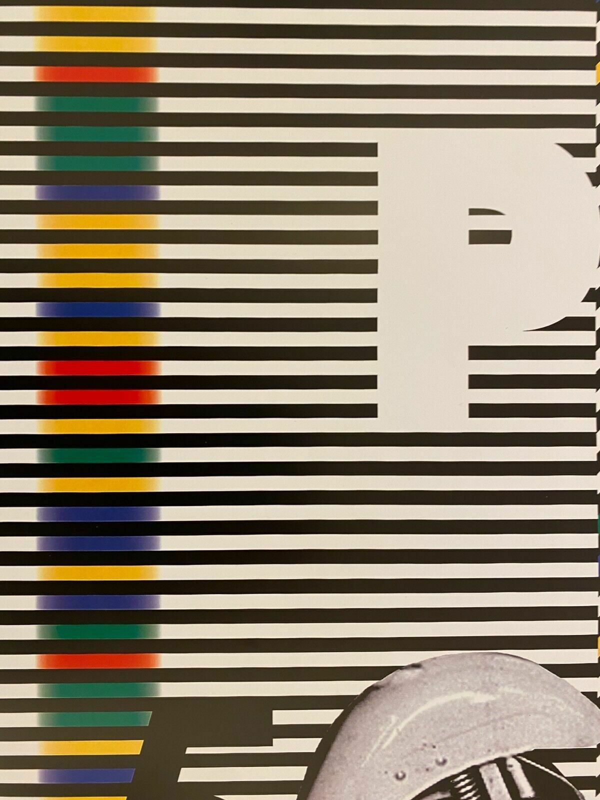 302.0 Milton Glaser, 1996   50 Years Of Vespa   Original Advertising Poster photo