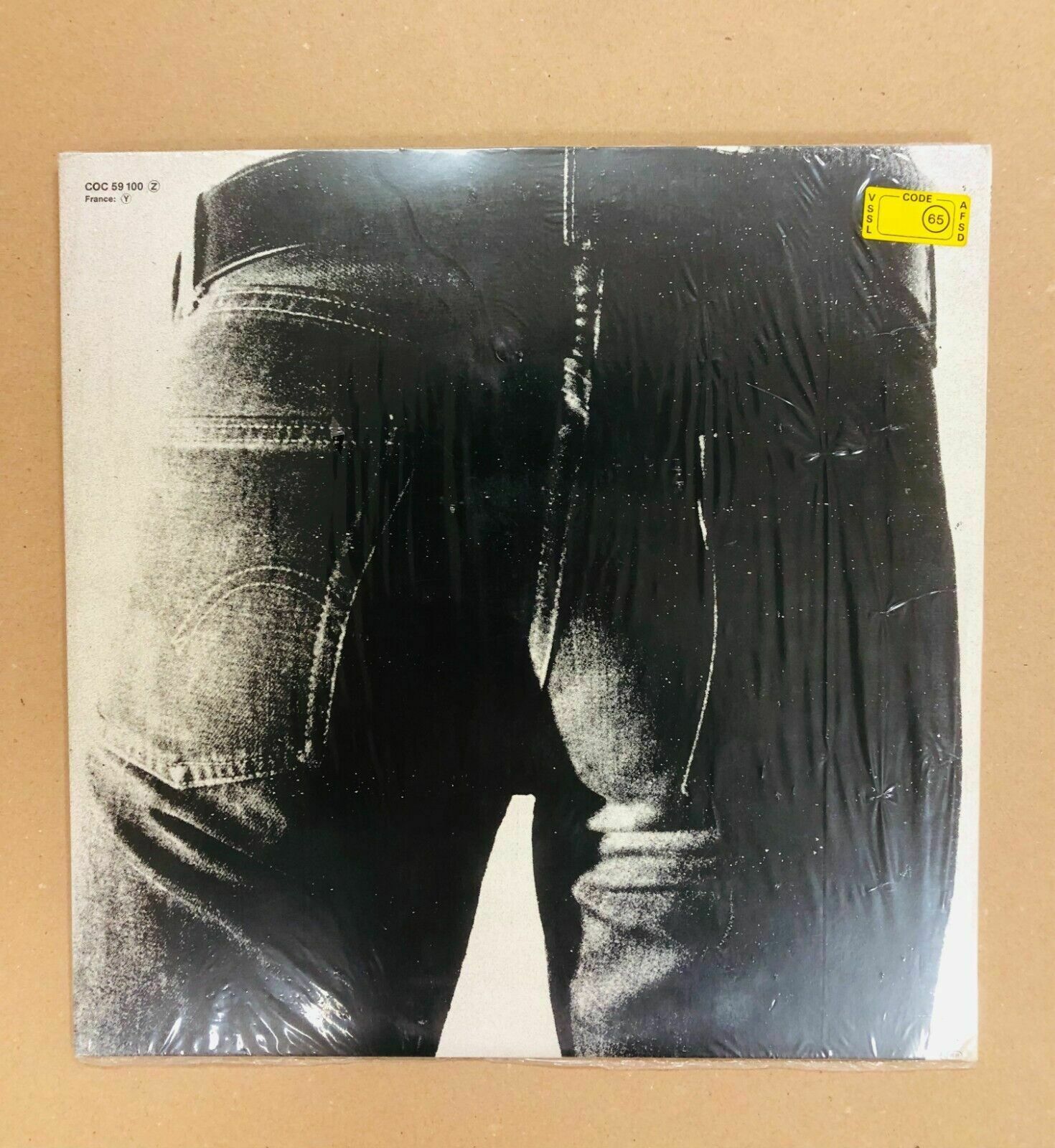 photo furniture Andy Warhol For The Rolling Stones   Sticky Fingers   Vinyl Album 33 Rpm   1971