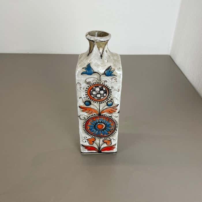 Unique Ceramic Studio Pottery Vase By Elio Schiavon Ceramics Padua Italy 1970s photo for sale