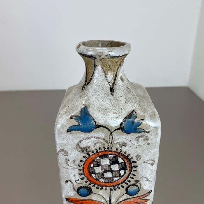 Unique Ceramic Studio Pottery Vase By Elio Schiavon Ceramics Padua Italy 1970s photo 528.0