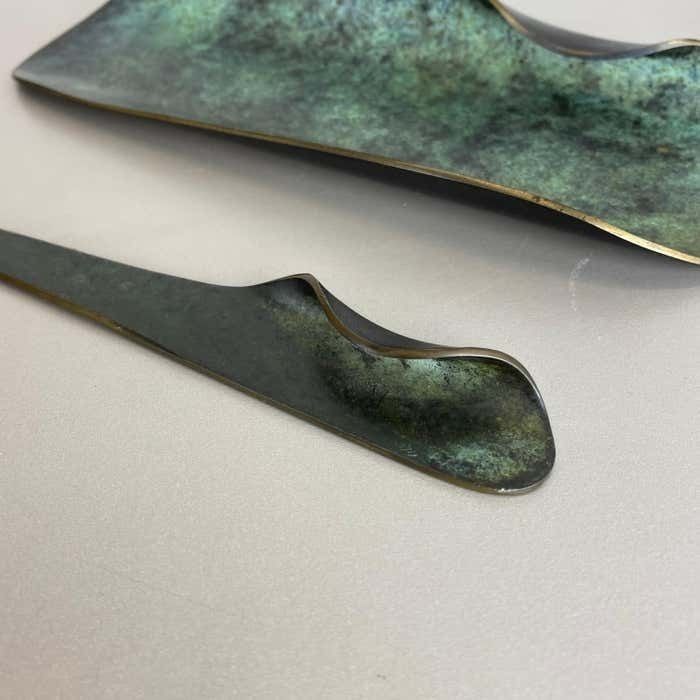 Desk Brass Shell Plate And Letter Opener Auböck Hagenauer Era Germany 1950s photo buy
