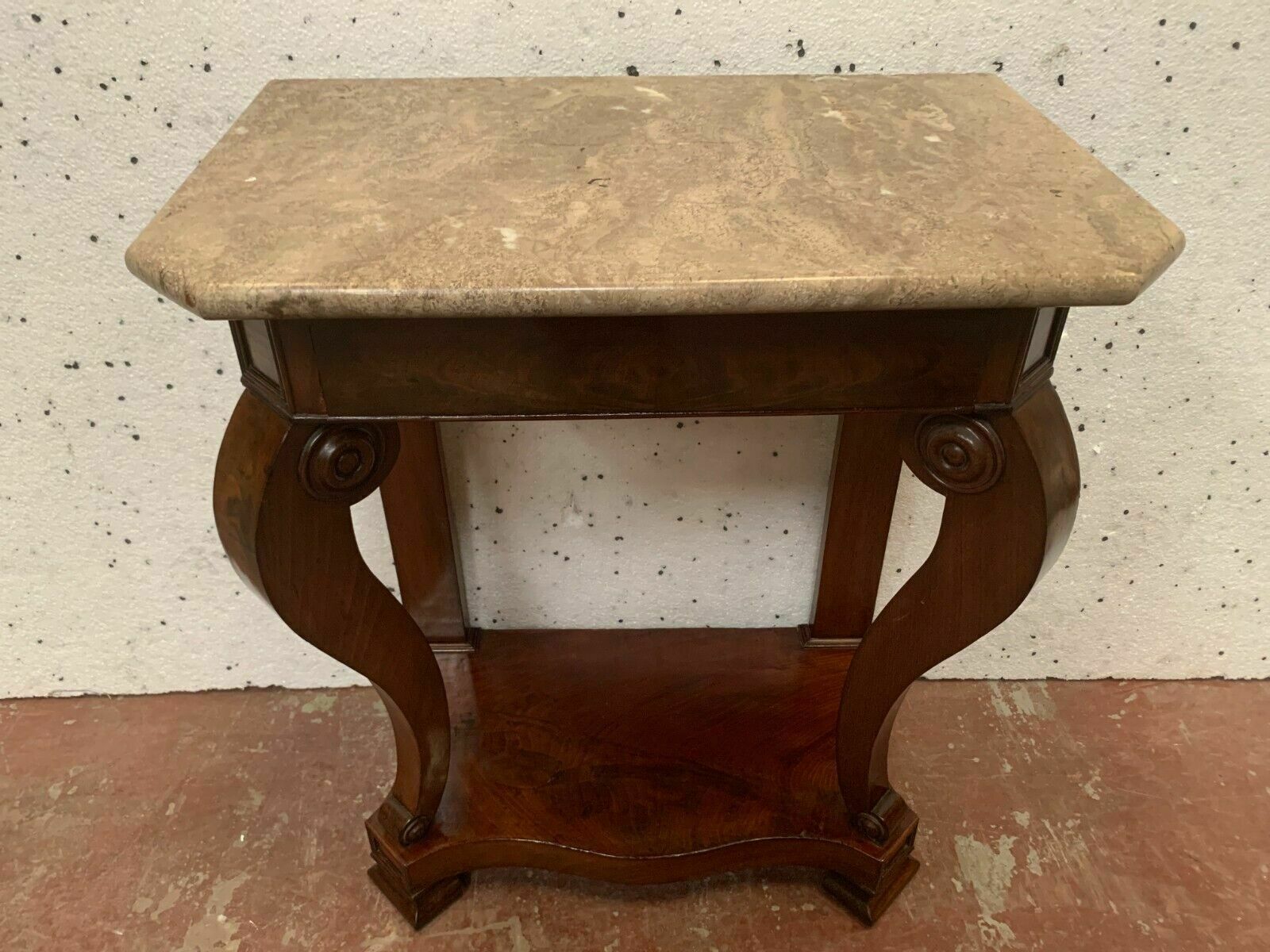 Louis Philippe Console In Mahogany And 19th Century Veneer photo for sale