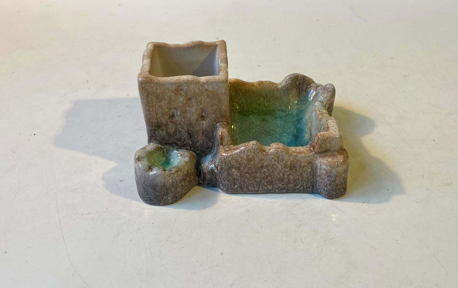 Michael Andersen & Son Smoker's Lagoon   Station In Persia Glazed Ceramic, 1950s photo for sale