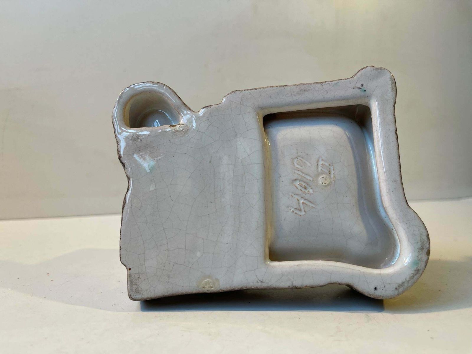 Michael Andersen & Son Smoker's Lagoon   Station In Persia Glazed Ceramic, 1950s photo 341.0