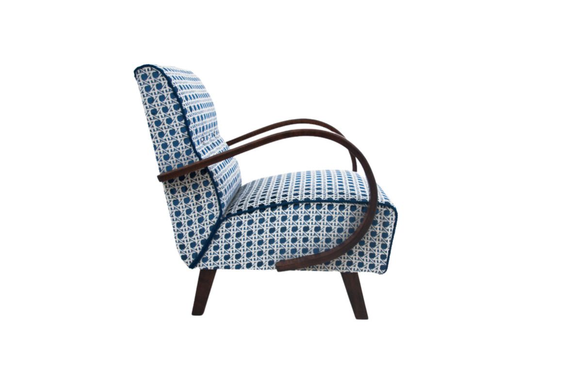 photo for sale A Pair Of Art Deco Armchairs From The 1930s. Armchairs Designed By J. Halabala.