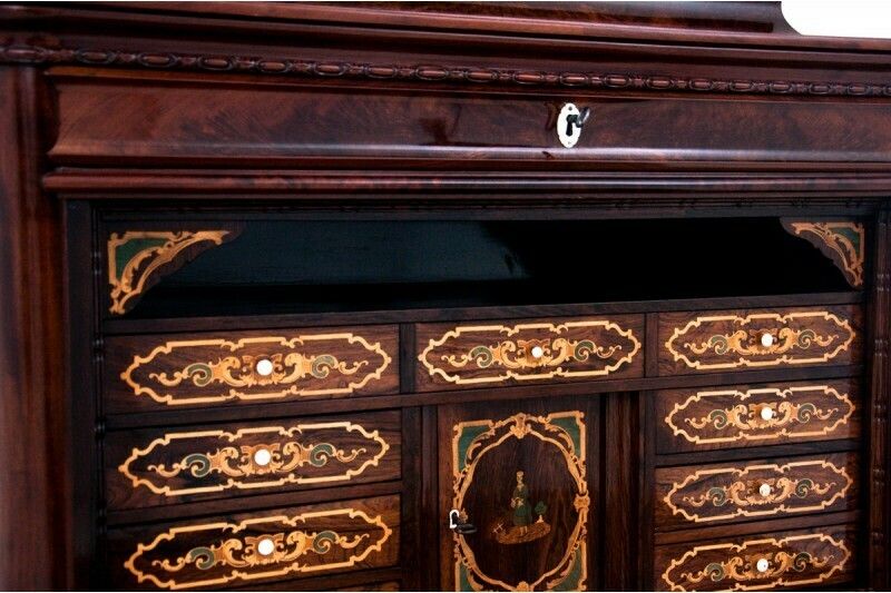 4115.0 Ancient Secretary, Northern Europe, Circa 1860. After Renovation. photo