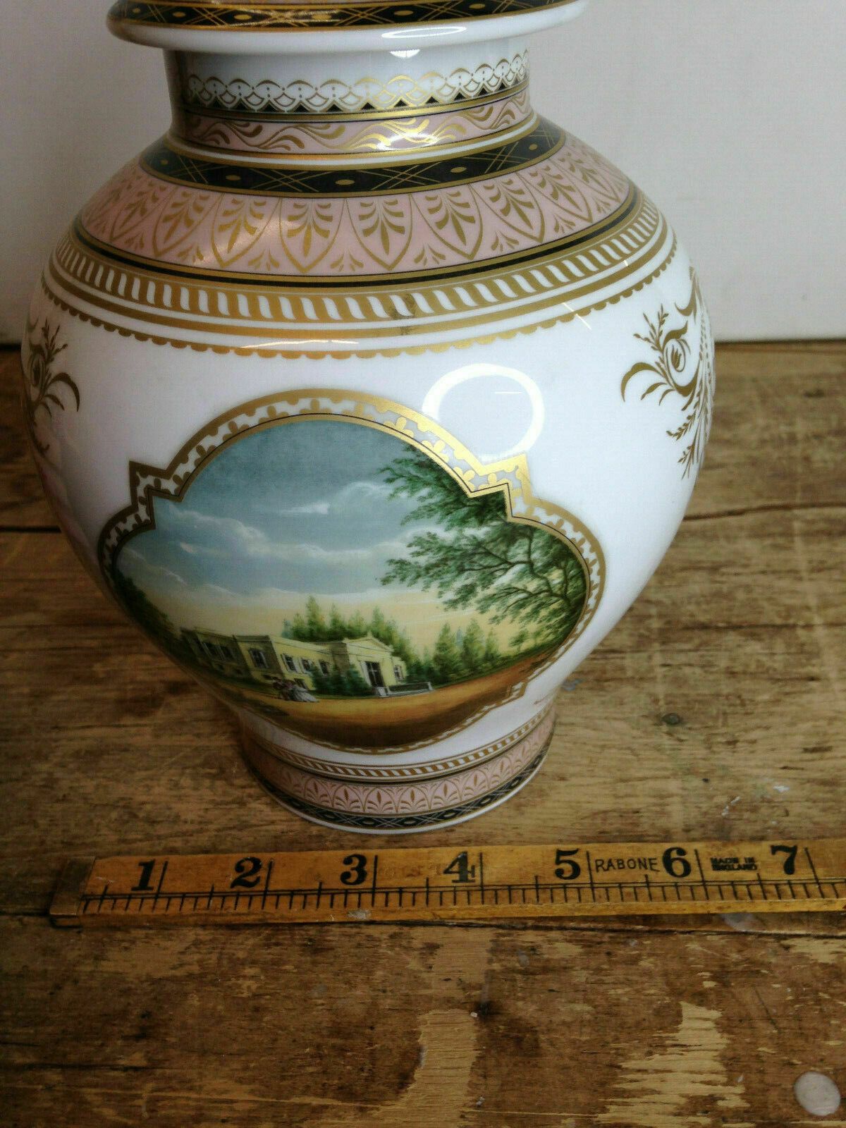 Home Decor Kaiser German Porcelain Lidded Vase/Urn Vienna Belvedere K Nossek photo