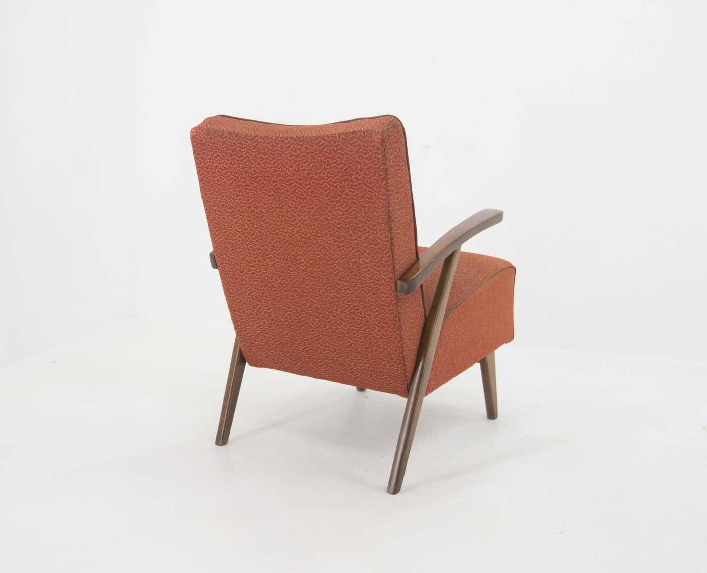 Red Armchair, 1960s, Czechoslovakia photo 496.0