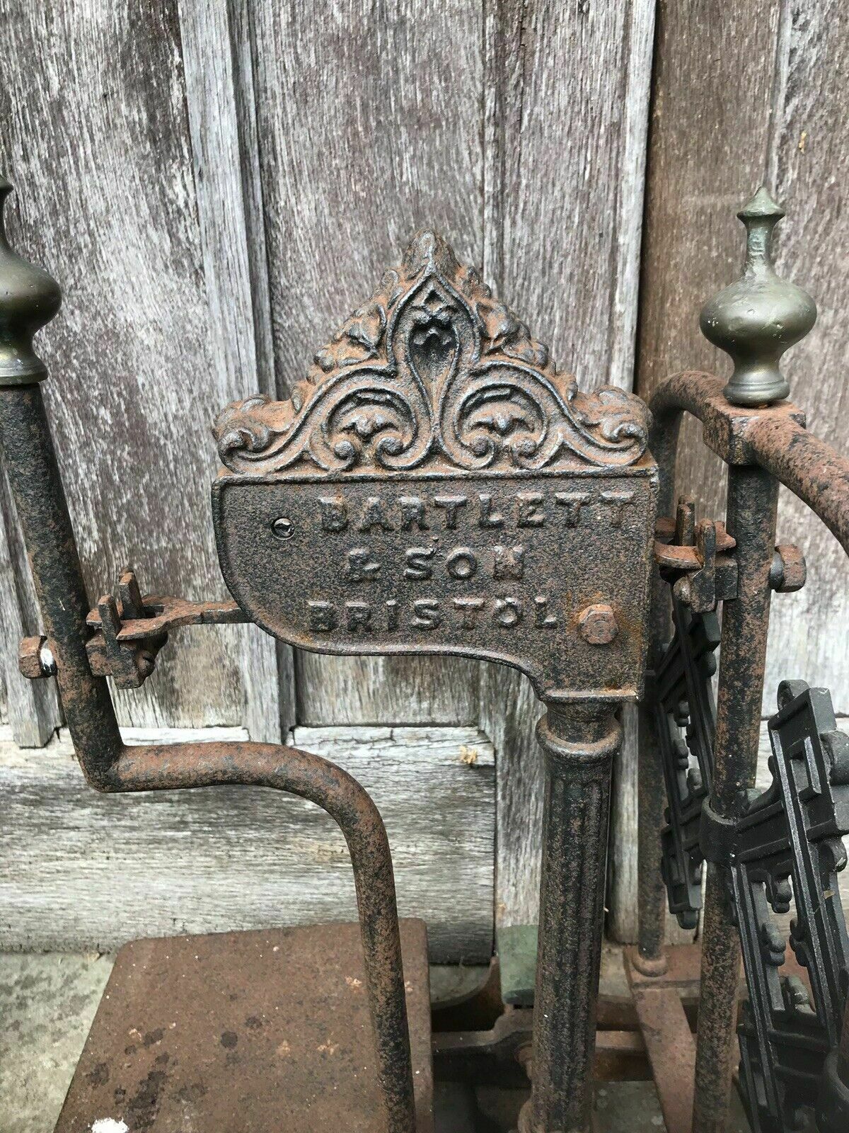 Rare Cast Iron And Bronze Millers Scale By Bartlett And Son photo Home Decor