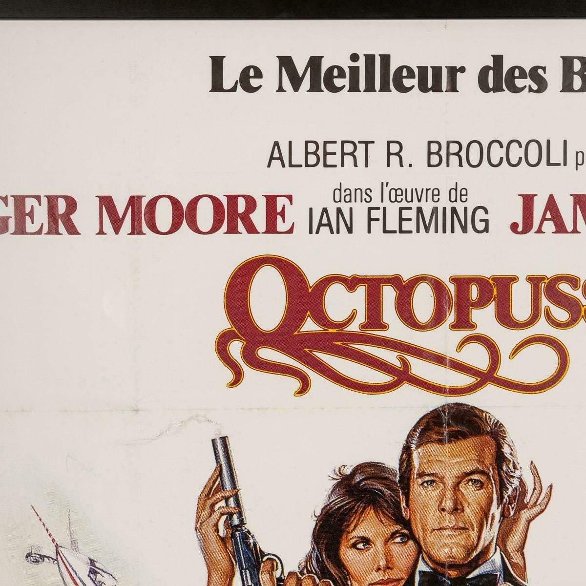 Original French Release James Bond Octopussy Poster 1983 photo for sale