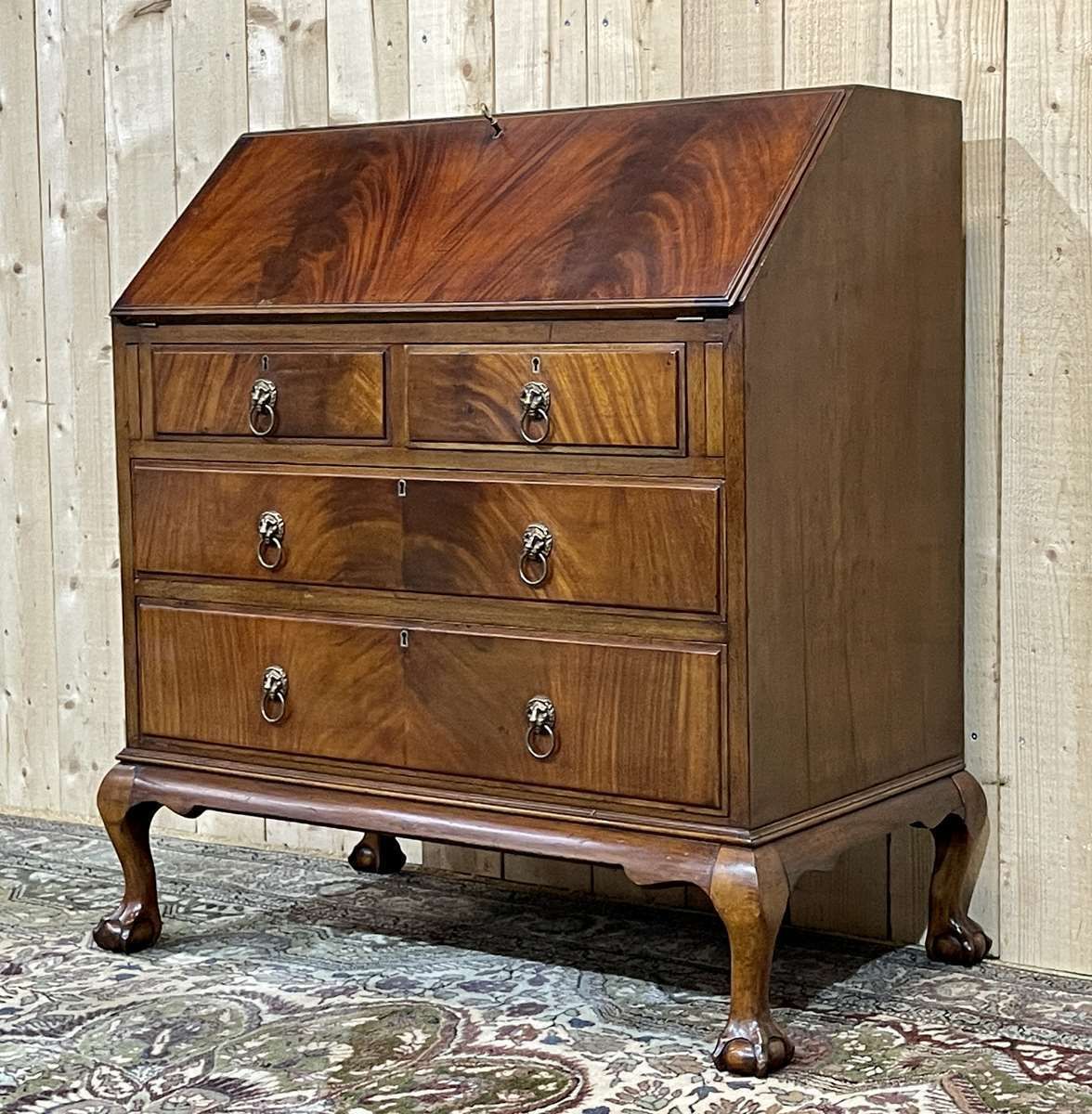 Donkey Desk In English In Mahogany From The 1930s photo Furniture