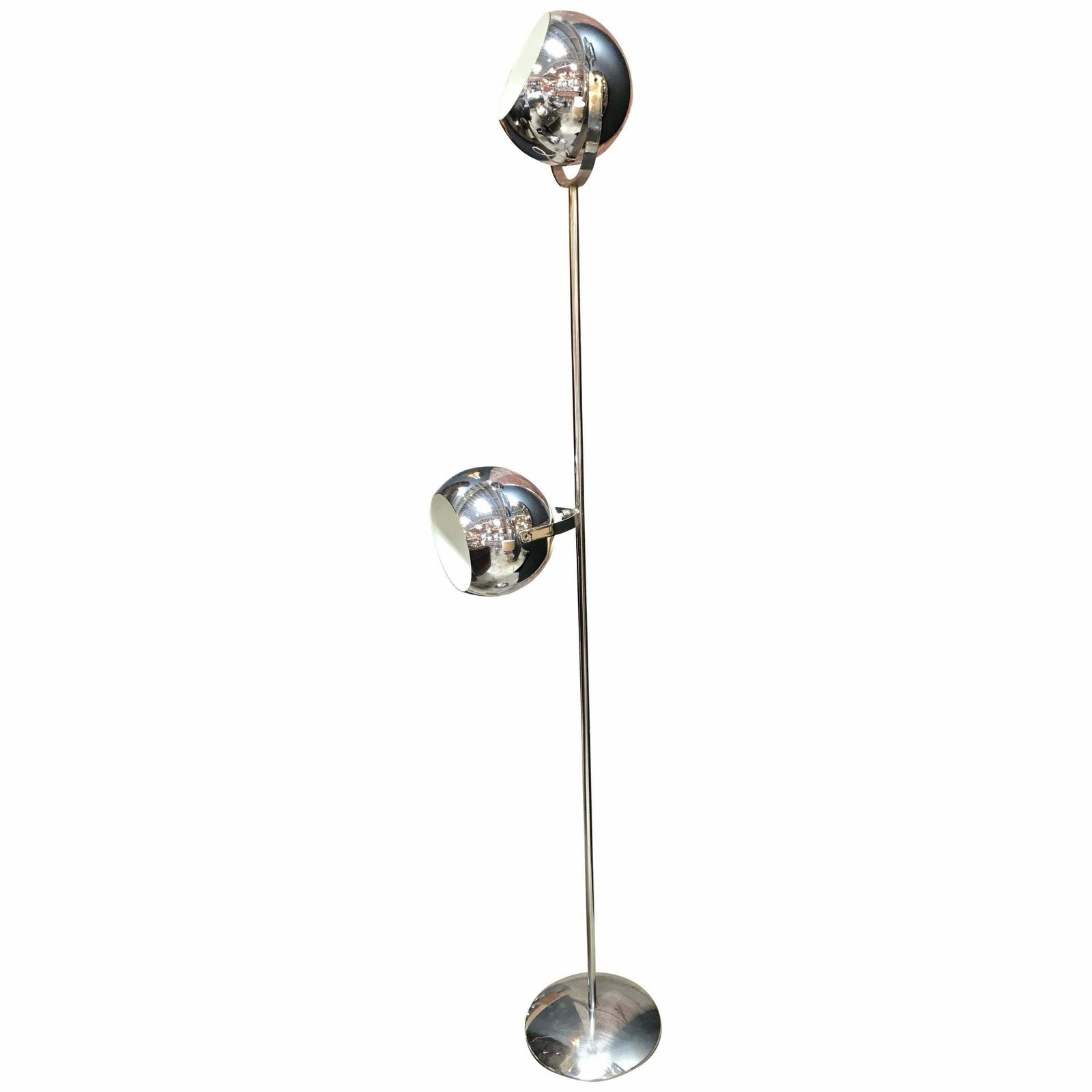 1970s Floor Lamp With Plastic Lamp Shades, Hungary