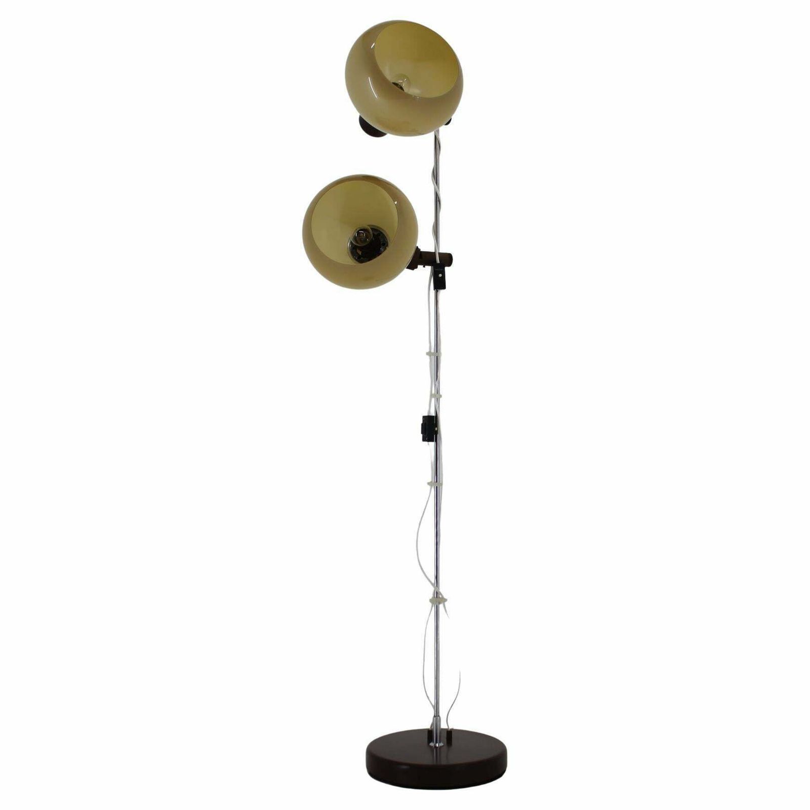 1970s Floor Lamp With Plastic Lamp Shades, Hungary photo vintage