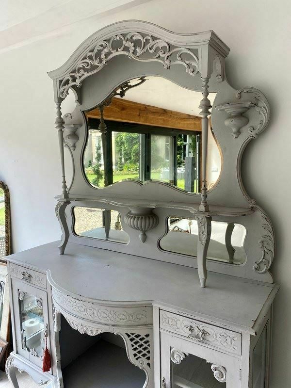 Decorative Painted Victorian Dresser Sideboard photo for sale