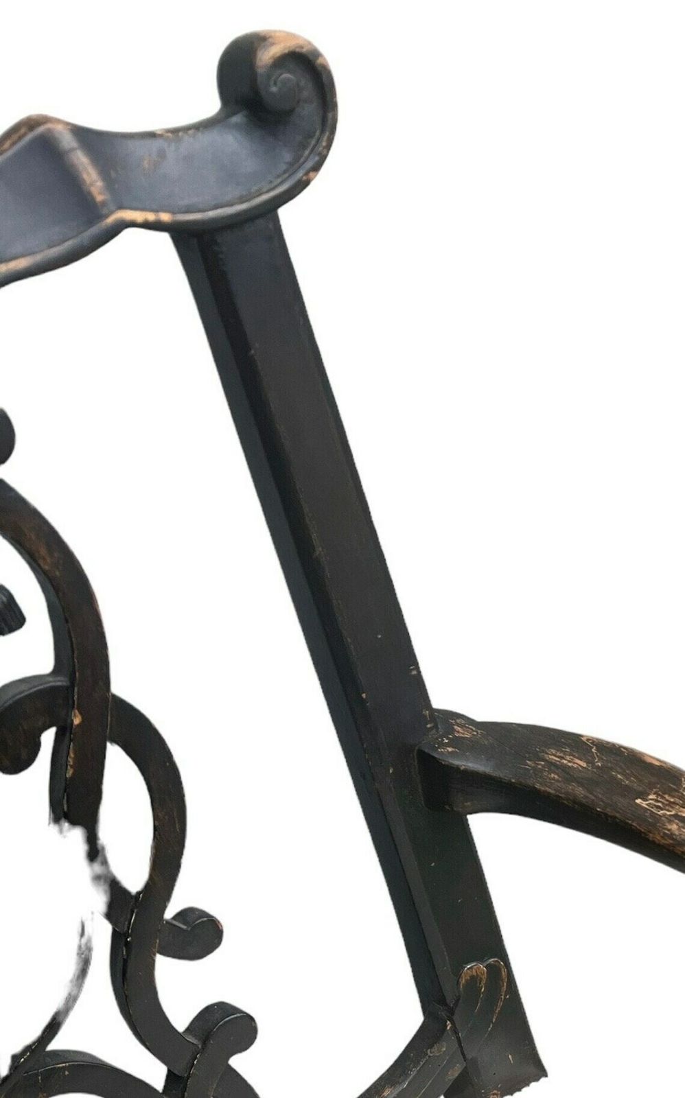 19th Century Chippendale Style Elbow Chair With Herringbone Upholstery photo vinterior