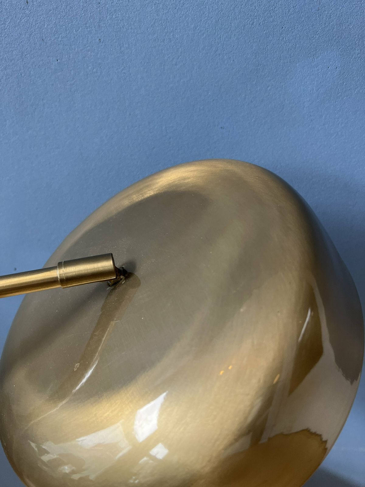 photo for sale Mid Century Messing Bureaulamp, Jaren 1970