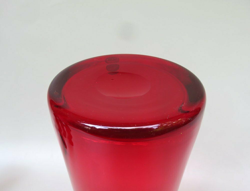 Home Decor Water Jug With 7 Glasses In Red By Reijmyre Sweden, Designed  By Monica Bratt, Sweden, 1950s, Set Of 8 photo